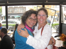 Arlene Rodriguez and Virginia Clarke at HEFN's 2013 Annual Meeting. Image source: Andrea Levinson, HEFN