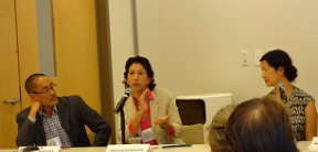 David Fukuzawa, Cecilia Estolano and Miya Yoshitani at HEFN 2014 Annual Meeting